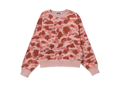 A BATHING APE 1st Camo Crewneck "Pink"