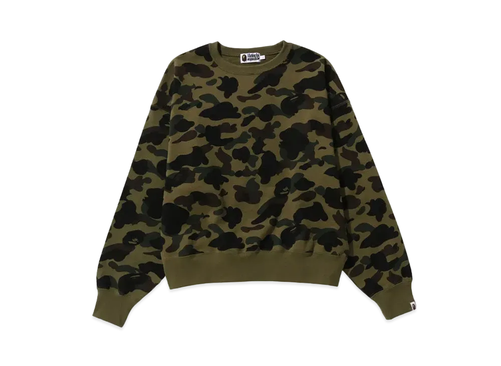 A BATHING APE 1st Camo Crewneck "Green"