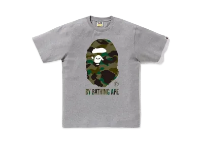 A BATHING APE 1St Camo By Bathing Ape Tee "Gray/Green"