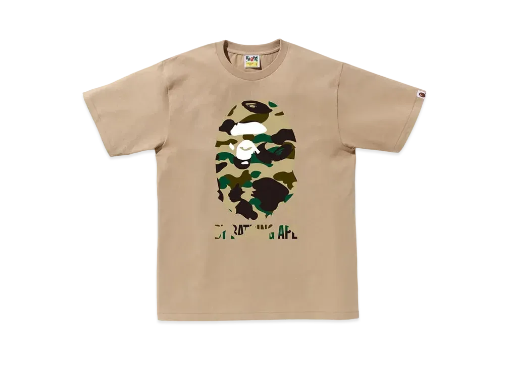A BATHING APE 1St Camo By Bathing Ape Tee "Beige/Yellow"