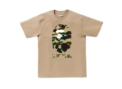 A BATHING APE 1St Camo By Bathing Ape Tee "Beige/Yellow"