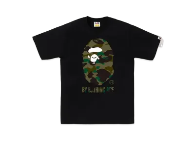A BATHING APE 1St Camo By Bathing Ape Tee "Black/Green"