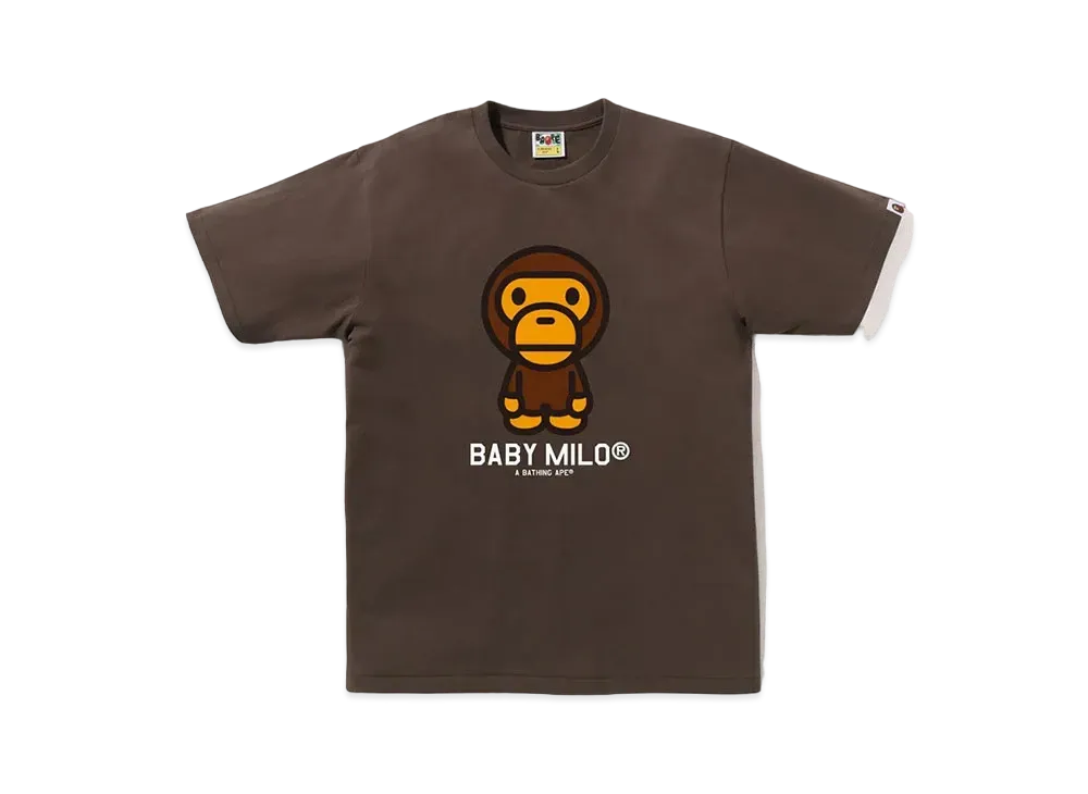 A BATHING APE Baby Milo Tee "Brown"
