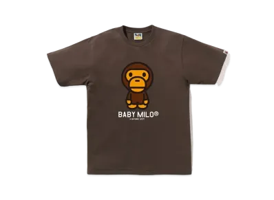 A BATHING APE Baby Milo Tee "Brown"