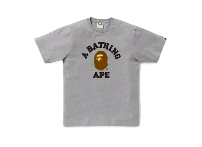 A BATHING APE College Tee "Gray"