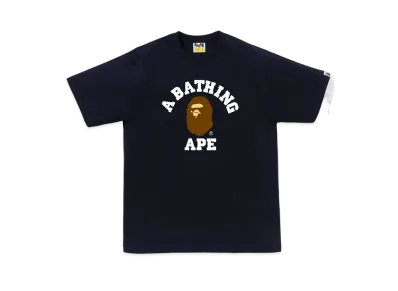 A BATHING APE College Tee "Navy"
