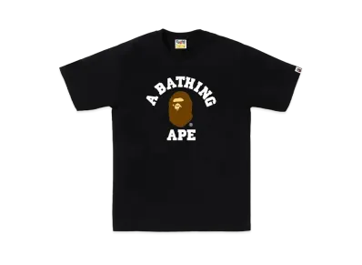 A BATHING APE College Tee "Black"