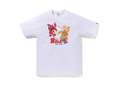 A BATHING APE Goldfish Scooping Tee "White"