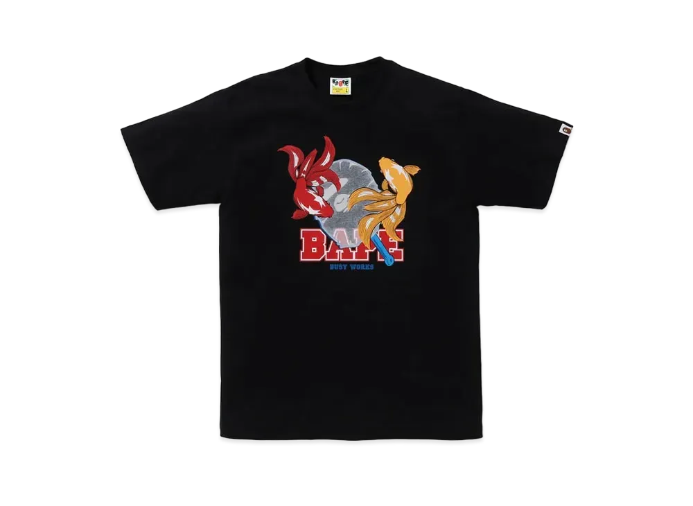 A BATHING APE Goldfish Scooping Tee "Black"