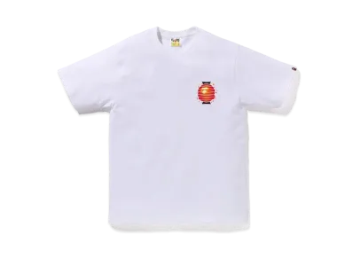 A BATHING APE Japanese Lantern Tee "White"