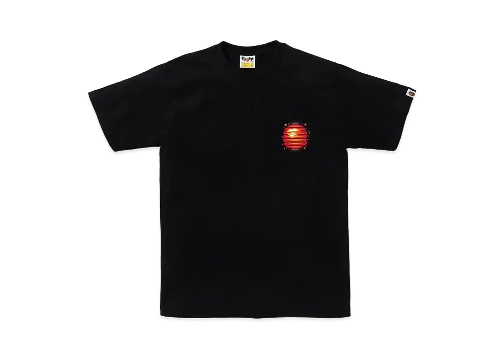 A BATHING APE Japanese Lantern Tee "Black"