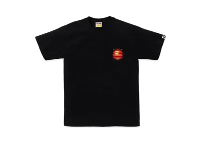 A BATHING APE Japanese Lantern Tee "Black"