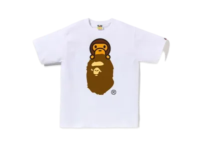 A BATHING APE Milo On Ape Head Tee "White"