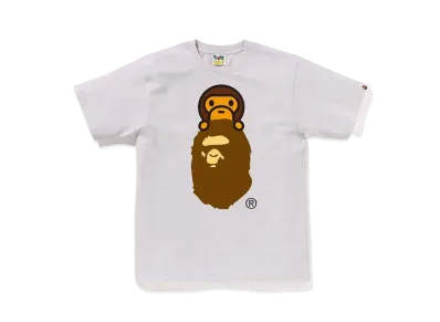A BATHING APE Milo On Ape Head Tee "Gray"