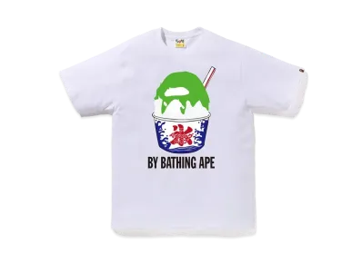A BATHING APE Shave Ice By Bathing Ape Tee "White"