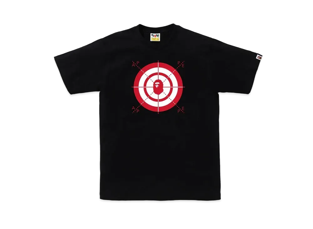 A BATHING APE Shooting Gallery Tee "Black"