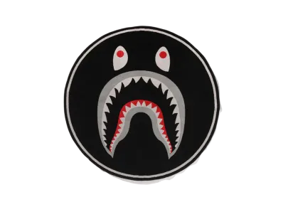 A BATHING APE Shark Floor Rug "Black"