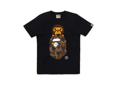 A BATHING APE I Love Bape Milo On Ape Head Tee "Black/Brown"