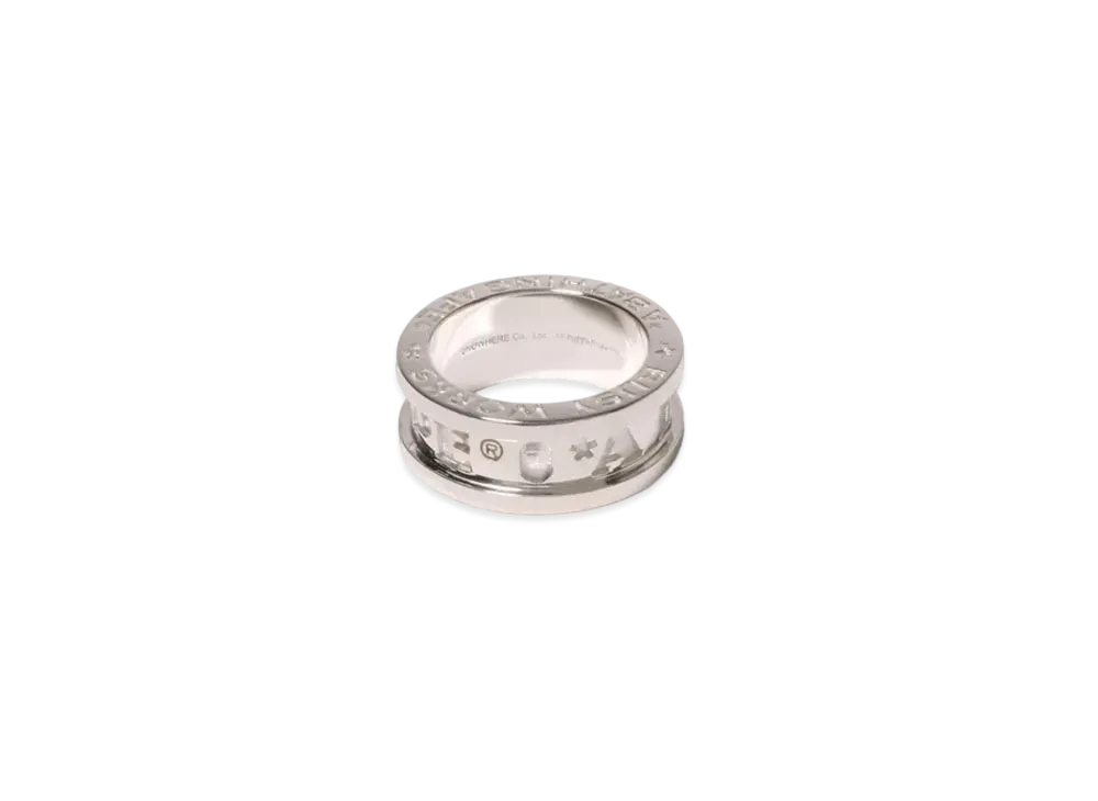 A BATHING APE Bape Logo Ring "Silver"