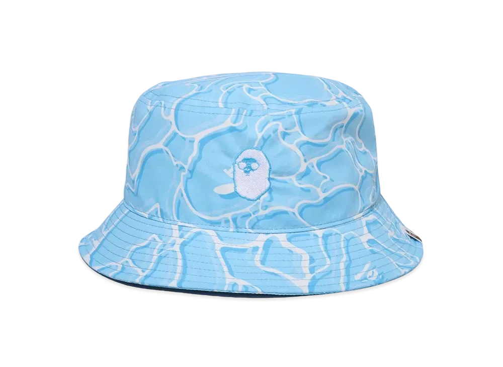 A BATHING APE ABC Sea Surface Camo Bucket Hat "Blue"