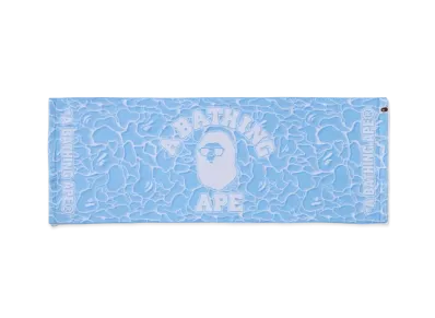 A BATHING APE ABC Sea Surface Camo Beach Towel "Blue"
