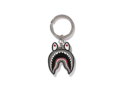 A BATHING APE Shark Metal Keychain "Black"