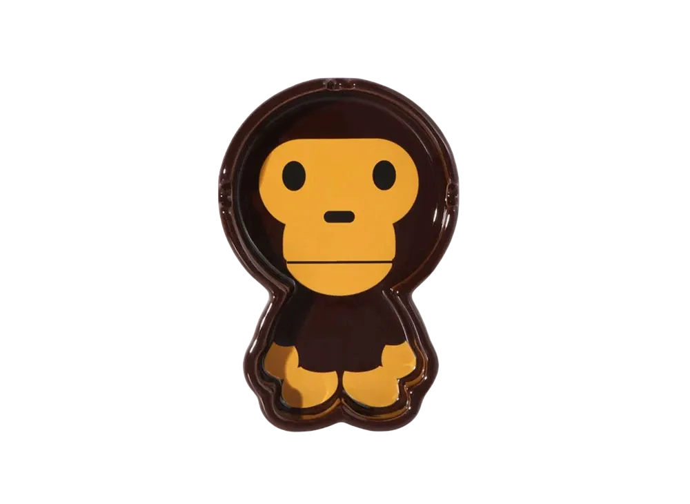 A BATHING APE Baby Milo Ashtray "Brown"
