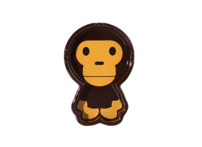 A BATHING APE Baby Milo Ashtray "Brown"