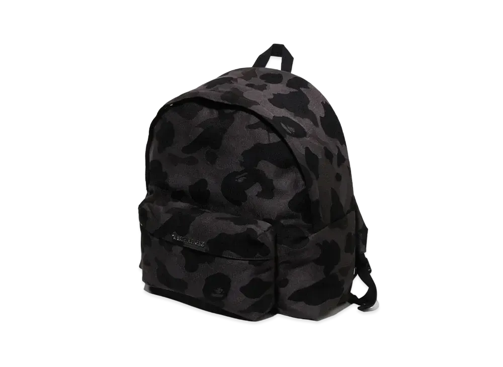 A BATHING APE Solid Camo Jacquard Daypack "Black"