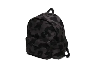 A BATHING APE Solid Camo Jacquard Daypack "Black"