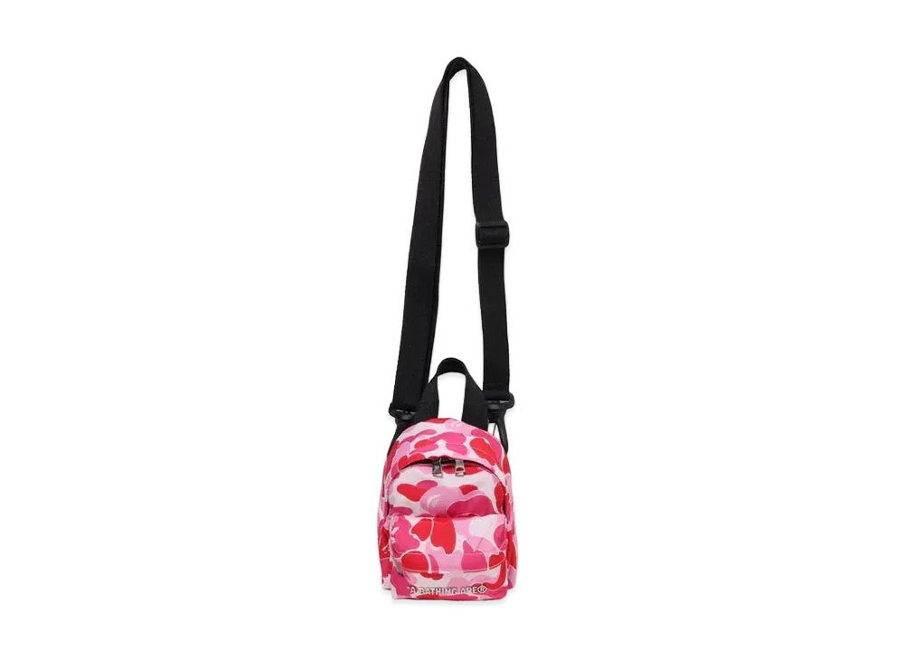 A BATHING APE ABC Camo Mini Shoulder Daypack "Pink"