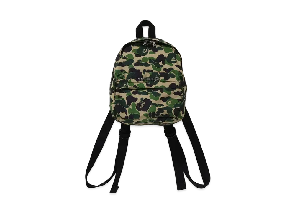 A BATHING APE ABC Camo Small Shoulder Daypack "Green"