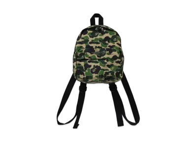 A BATHING APE ABC Camo Small Shoulder Daypack "Green"