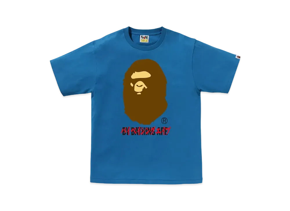 A BATHING APE Katakana By Bathing Ape Tee "Blue"