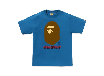 A BATHING APE Katakana By Bathing Ape Tee "Blue"