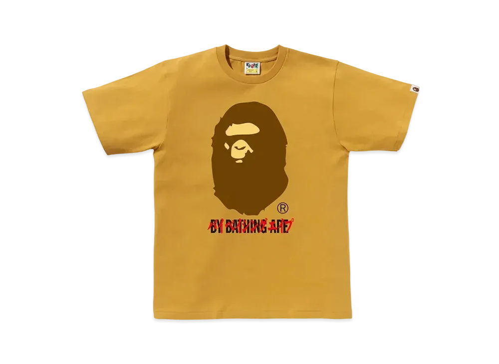 A BATHING APE Katakana By Bathing Ape Tee "Yellow"