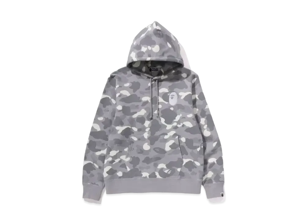 A BATHING APE Large Ape Head Pullover Hoodie "Gray"