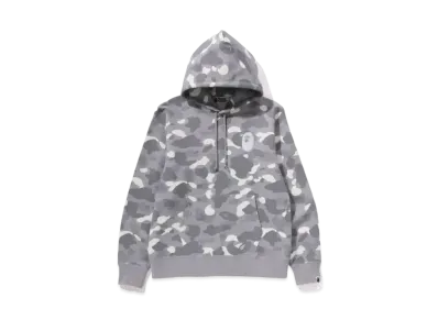 A BATHING APE Large Ape Head Pullover Hoodie "Gray"