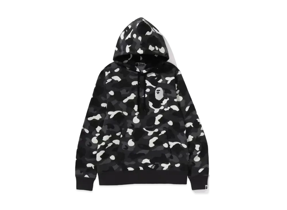 A BATHING APE Large Ape Head Pullover Hoodie "Black"