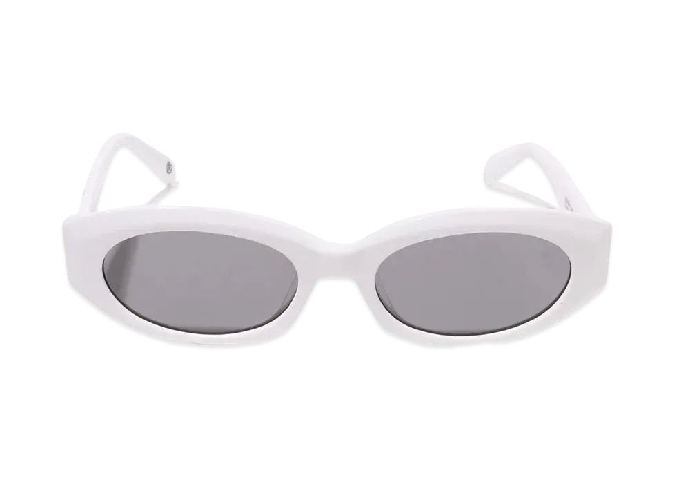 A BATHING APE Sunglasses #13 "White"