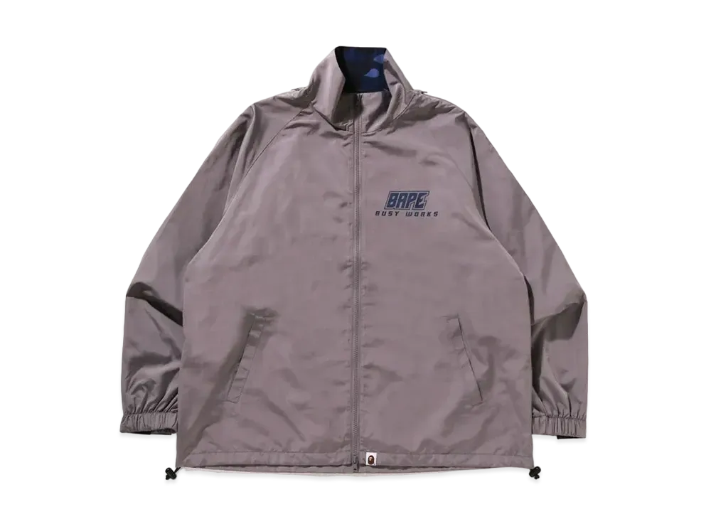 A BATHING APE Color Camo Deformation Relaxed Fit Track Jacket "Gray"