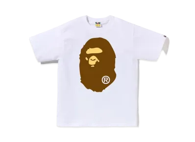 A BATHING APE Big Ape Head Tee "White"