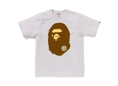 A BATHING APE Big Ape Head Tee "Gray"