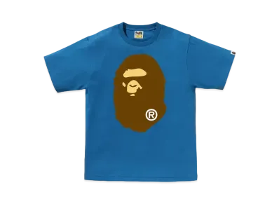 A BATHING APE Big Ape Head Tee "Blue"