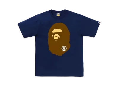 A BATHING APE Big Ape Head Tee "Navy"