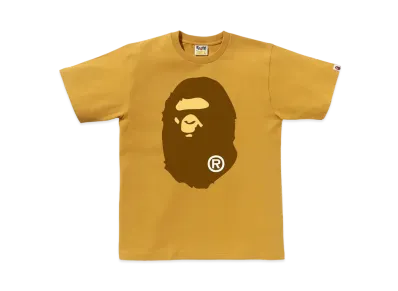 A BATHING APE Big Ape Head Tee "Yellow"