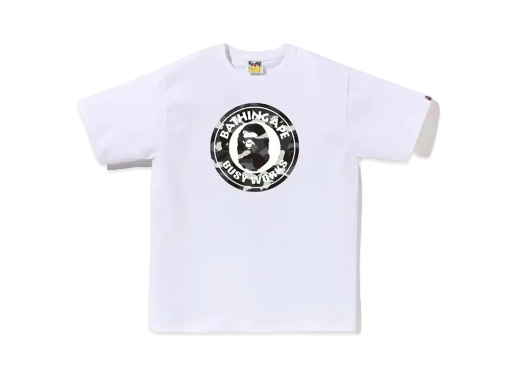 A BATHING APE Busy Works Tee "White"