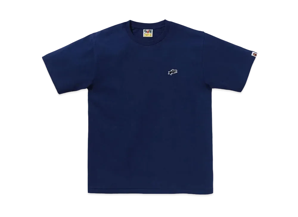 A BATHING APE STA One Point Tee "Navy"