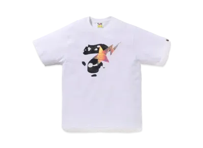 A BATHING APE Ape Face Sta Tee "White"