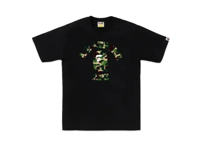 A BATHING APE ABC Camo College Tee "Black/Green"